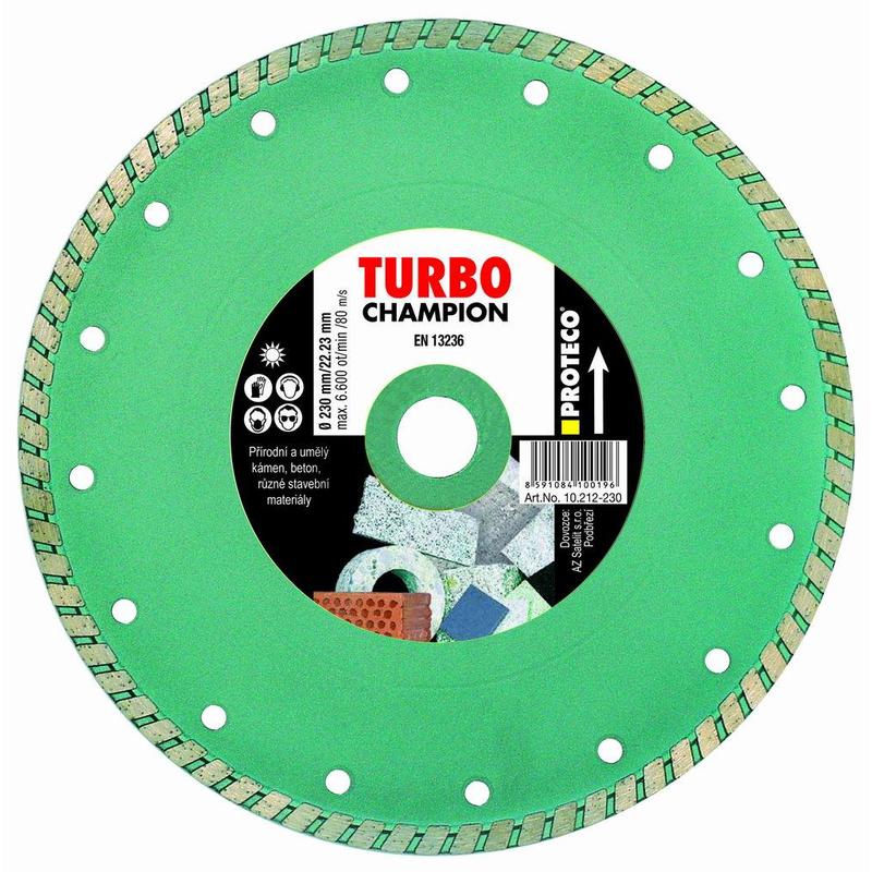Diamantový kotúč 115 mm TURBO CHAMPION 