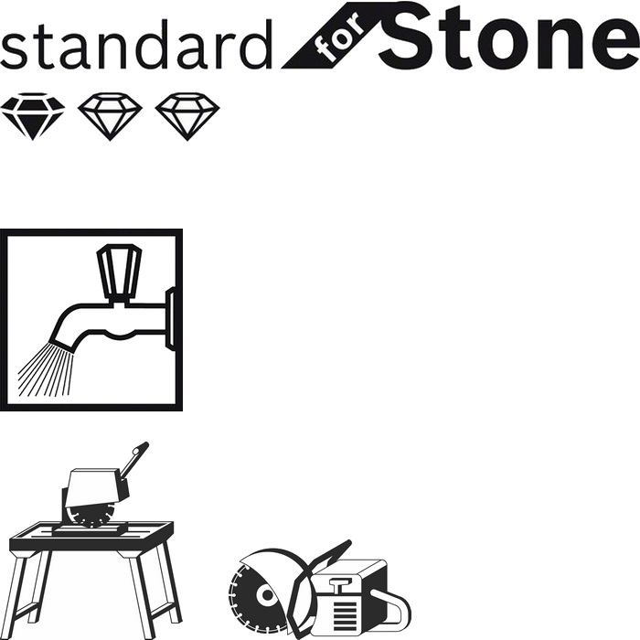 BOSCH Standard for Stone 400x20/25,4mm