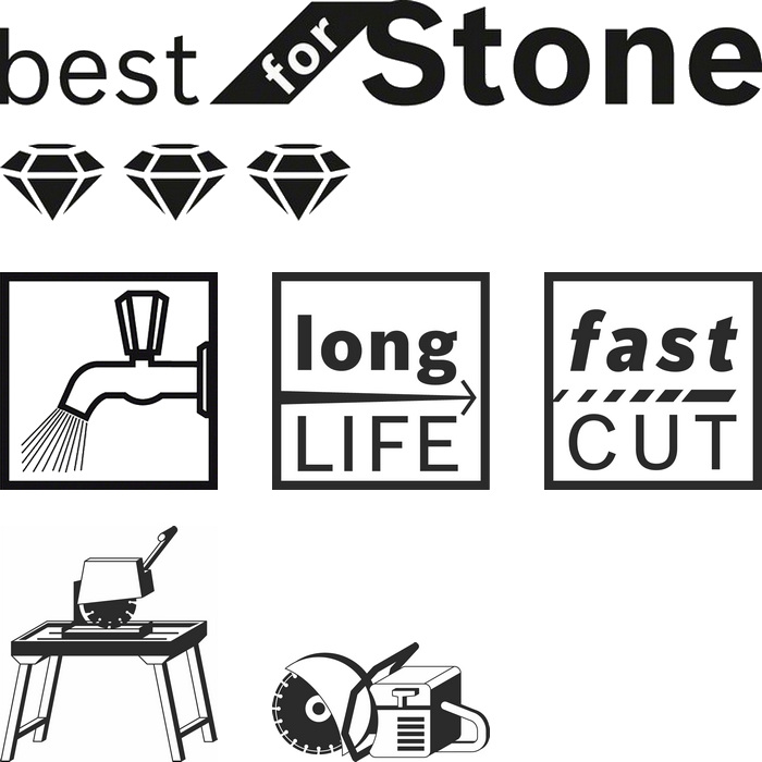BOSCH Best for Stone 450x25,4mm