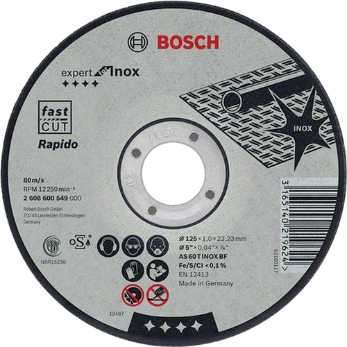 Rezný kotúč BOSCH 115x1.0mm - 100ks