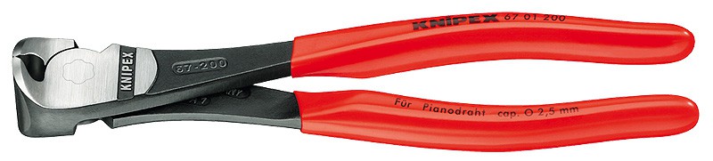 Kliešte štipacie čelné silové 200mm Knipex 6701200