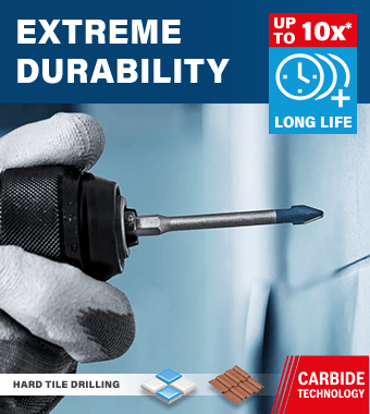 Vrták BOSCH HEX-9 HARDCeramic 12mm
