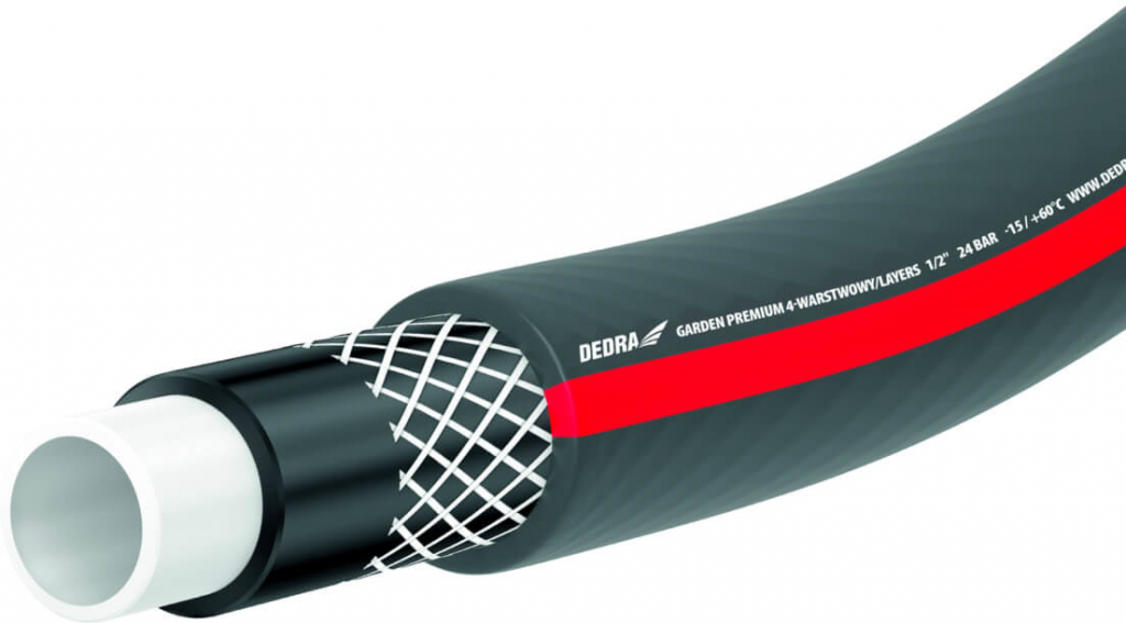 Záhradná hadica PREMIUM 1/2“, 4-vrstvová 50m