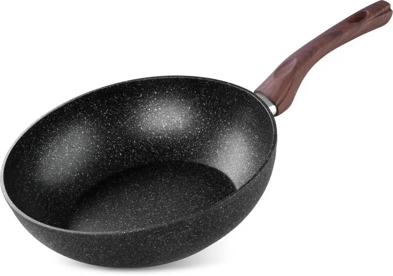 Panvica Wok MagicHome Black Marble Line, 28 cm (Ekologická)