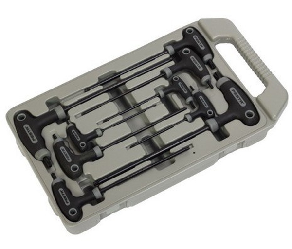 Sada T kľúčov Torx 9 ks