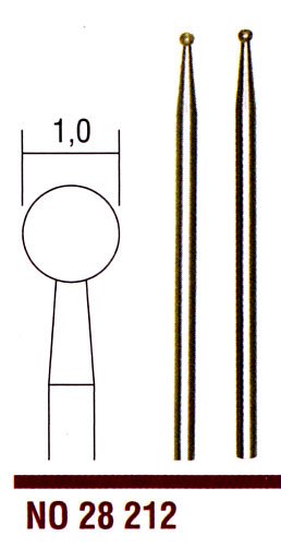 Diamantový hrot 1,0mm guľa PROXXON 28212
