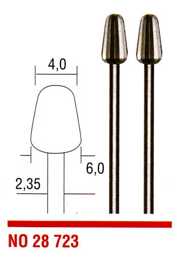Stopkové frézy konus 6.0mm PROXXON 28723