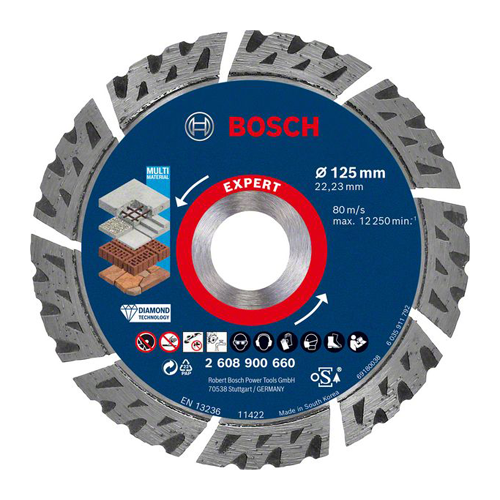BOSCH EXPERT MultiMaterial 125mm
