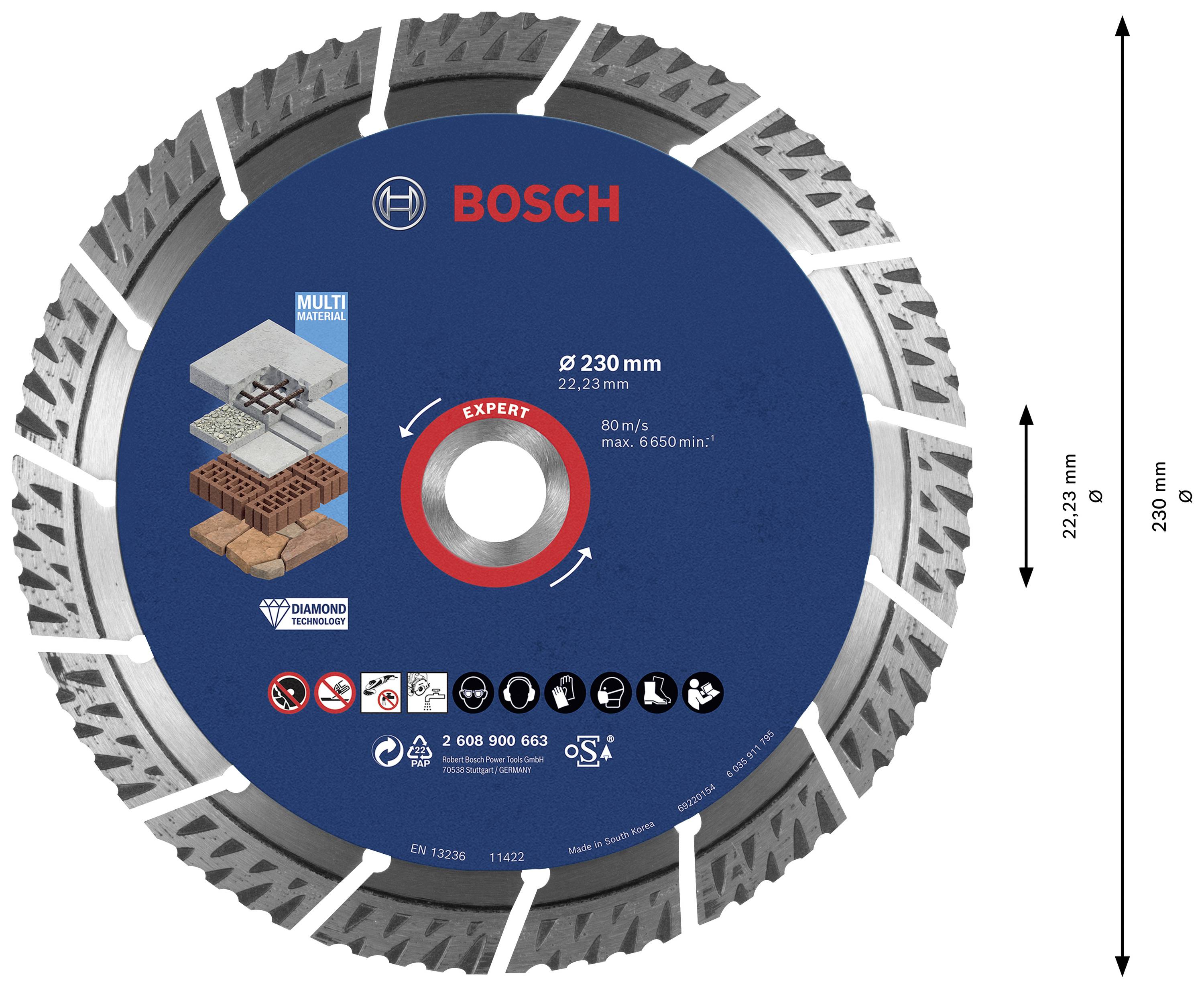 BOSCH Expert Mutimaterial 230mm