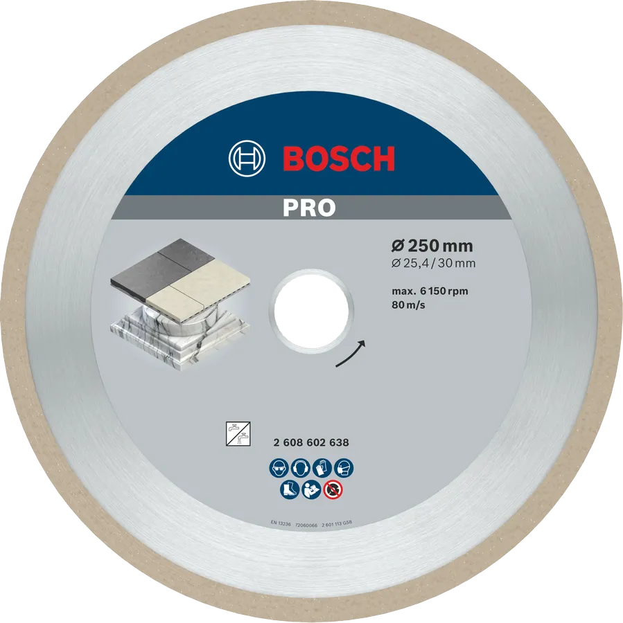 Diamantový kotúč 200x25,4 mm BOSCH