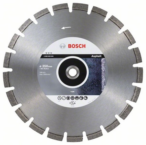 BOSCH Best for Asphalt 350x20/25,4mm