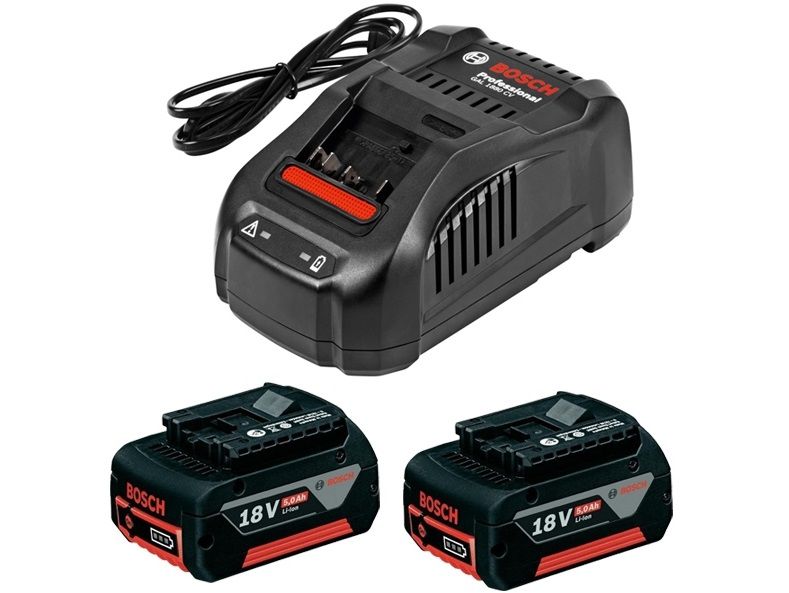 BOSCH GAL 1880 CV 2x GBA 18V 5.0 Ah 1.600.A00.B8J