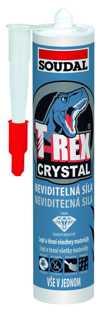 SOUDAL T-REX Crystal 290ml transparentny