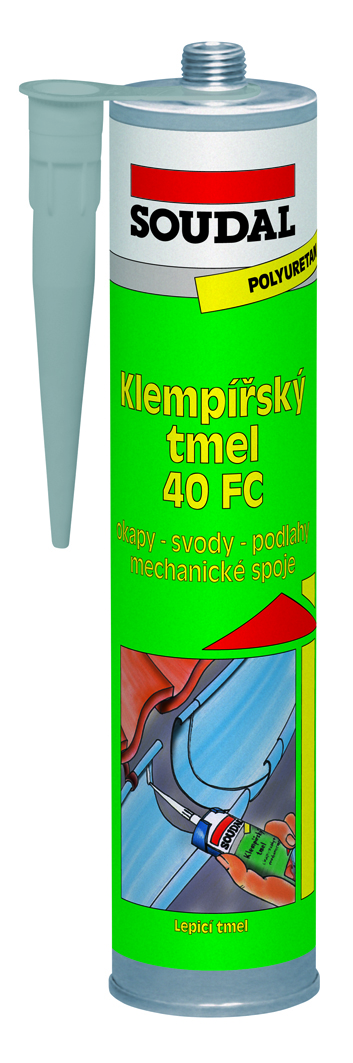 SOUDAL 40FC tmel klampiarsky 280ml sivý
