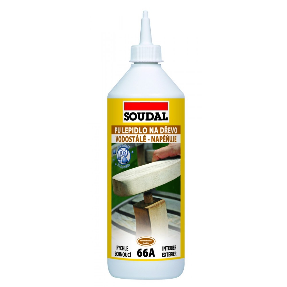 SOUDAL 66A PU Lepidlo na drevo 250g