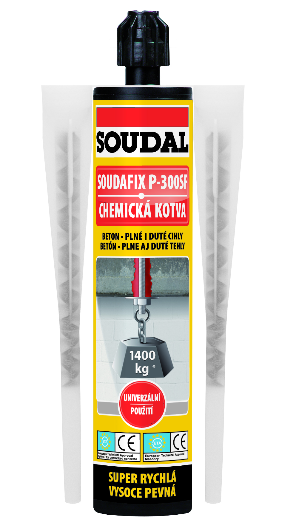 SOUDAL SOUDAFIX P-300ml SF kotviaca hmota