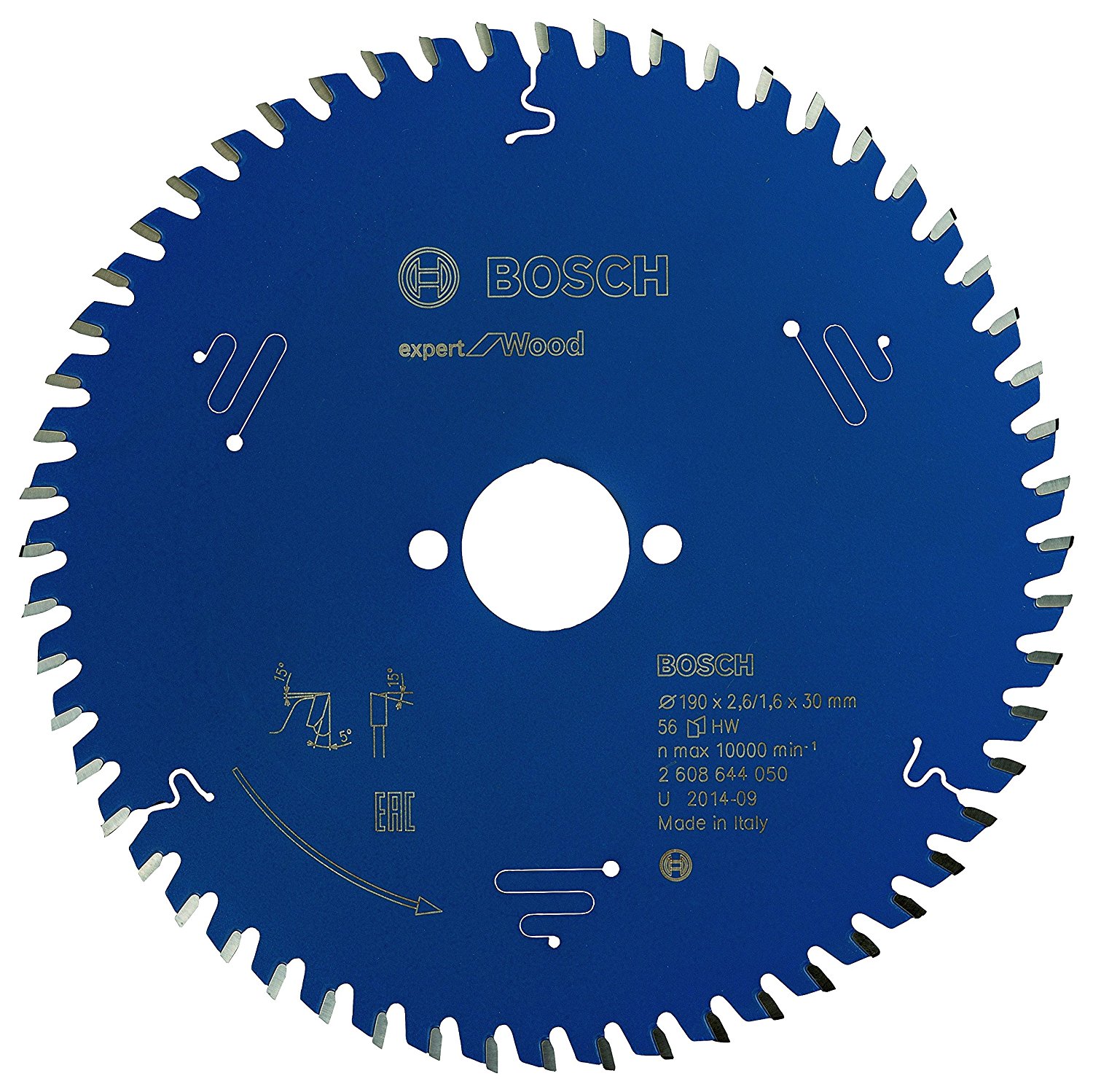 BOSCH Expert for Wood 190x2,6x30 56z