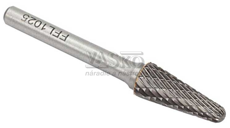 Technická fréza kužeľová zaoblená 12x25 mm 2.FFL1228
