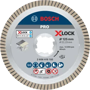 BOSCH X-LOCK Best for Ceramic ExtraClean Turbo 125mm