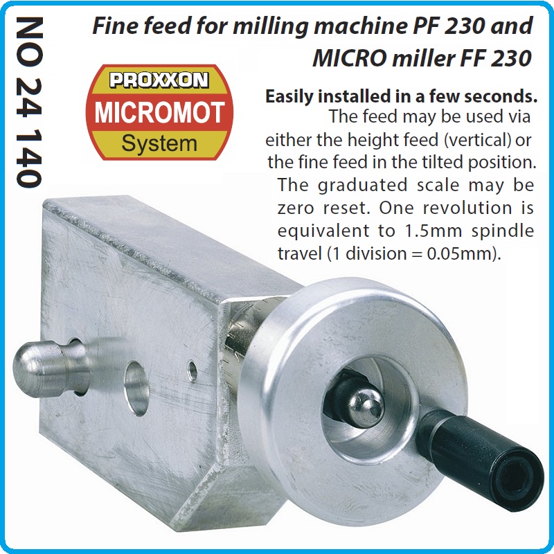 Jemný posuv pre PF 230 a FF 230 PROXXON 24140