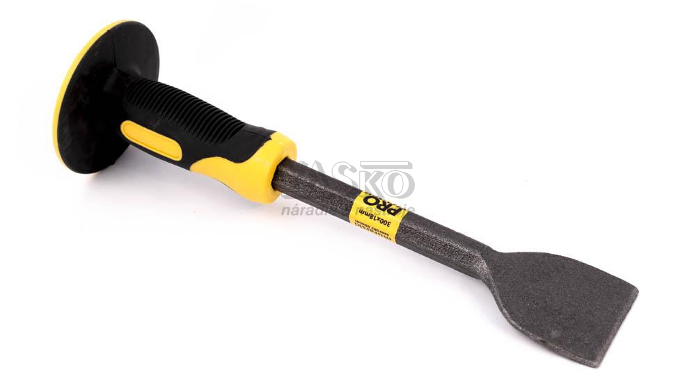Sekáč plochý 300 x 50 mm s ochrannou rukoväťou