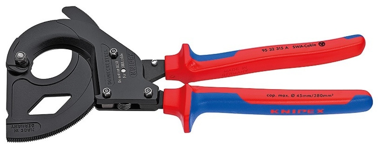 Kliešte na káble račnové Knipex 315 mm 9532315A