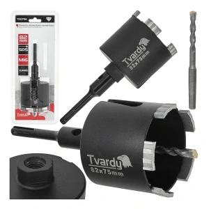 Diamantová korunka 82 mm SDS+ so stredovým vrtákom