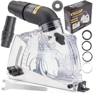 Odsávací kryt pre uhlové brúsky univerzálny na rezanie