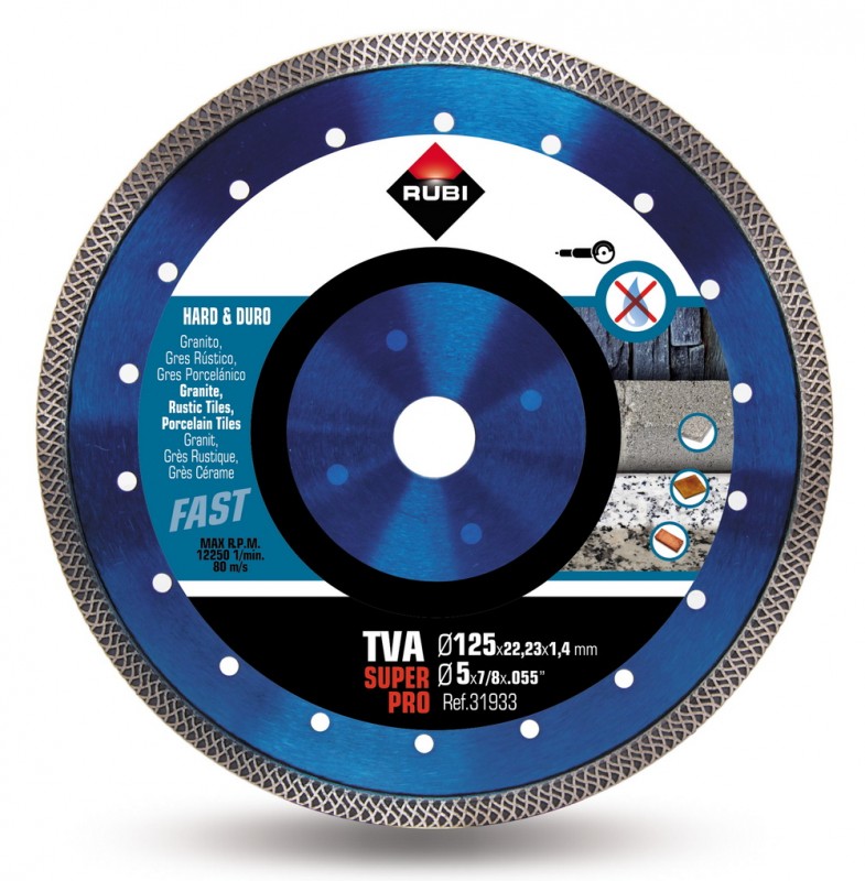 Diamantový kotúč RUBI TVA 125mm SUPERPRO