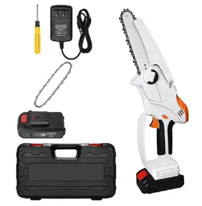 Reťazová akumulátorová píla, lišta 15 cm, 2x batéria 2Ah