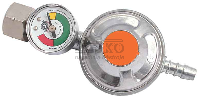 Regulátor 12 bar pre 11 kg fľašu závit 21,8