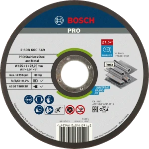 Rezný kotúč BOSCH 150x1,6mm Standard for Inox