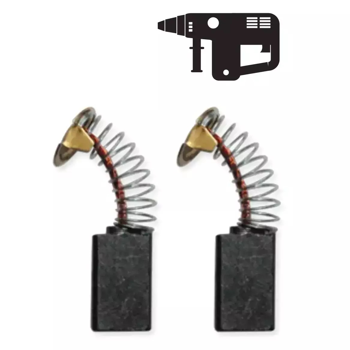 Sada uhlíkov DEDRA 006 15,8x9,9x5,9 mm