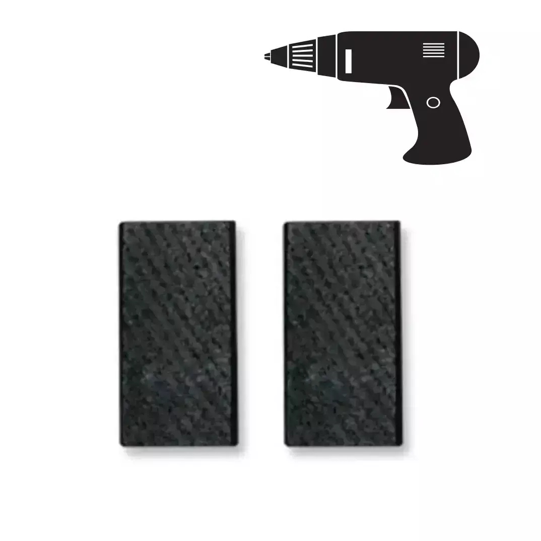 Sada uhlíkov DEDRA 025 15x8,9x4,9 mm