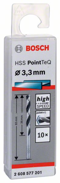 BOSCH HSS PointTeQ 3,3 mm 10ks