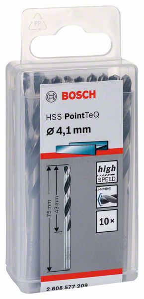 BOSCH HSS PointTeQ 4,1 mm 10ks