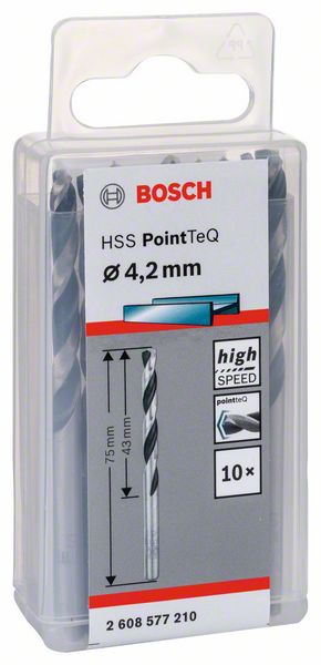 BOSCH HSS PointTeQ 4,2 mm 10ks