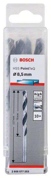 BOSCH HSS PointTeQ 8,5 mm 10ks