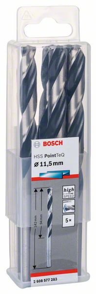 BOSCH HSS PointTeQ 11,5 mm 5ks