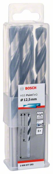 BOSCH HSS PointTeQ 12,5 mm 5ks