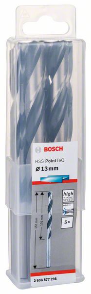 BOSCH HSS PointTeQ 13,0 mm 5ks