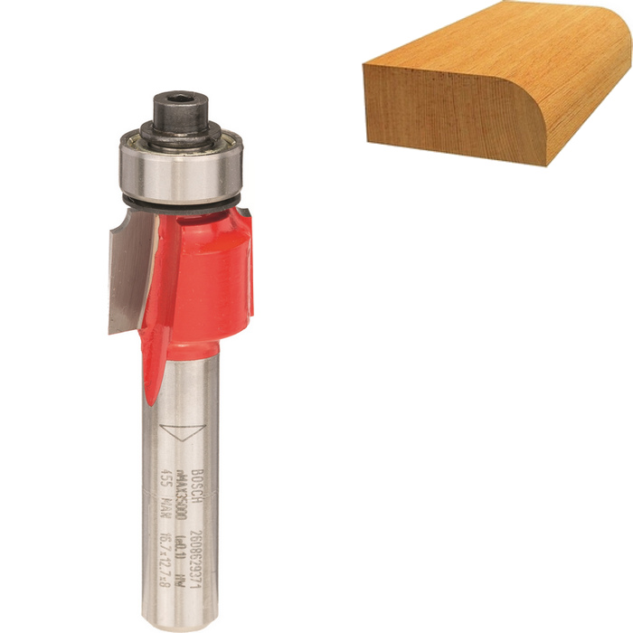 Zaobľovacia fréza BOSCH Expert s vodiacim ložiskom, R 2 mm - 2608629371