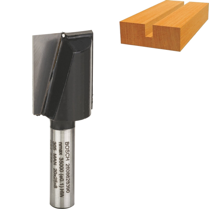 Drážkovacia fréza BOSCH  dvojnožová, D 20 mm - 2608628390