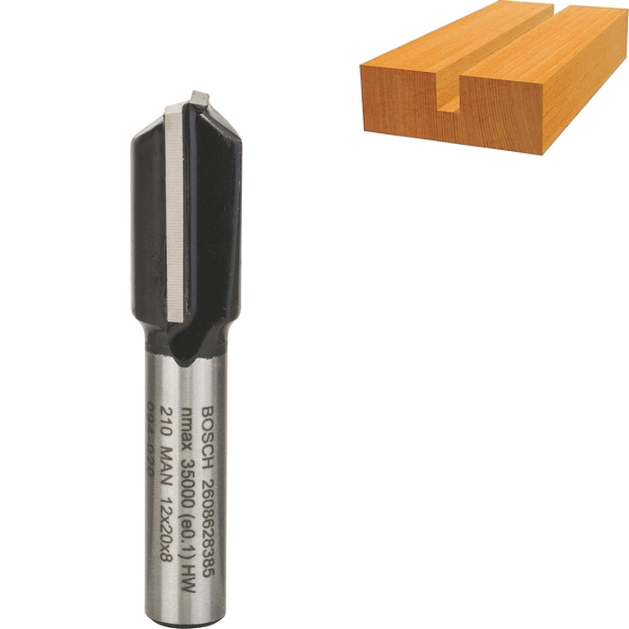 Drážkovacia fréza BOSCH, dvojnožová, D 12 mm - 2608628385