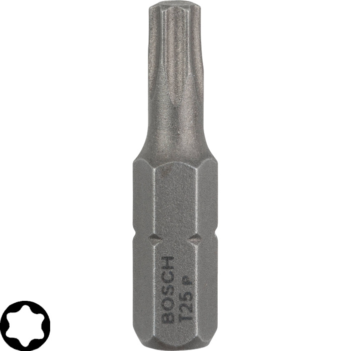 Skrutkovací hrot BOSCH Extra Hard T25, L 25 mm