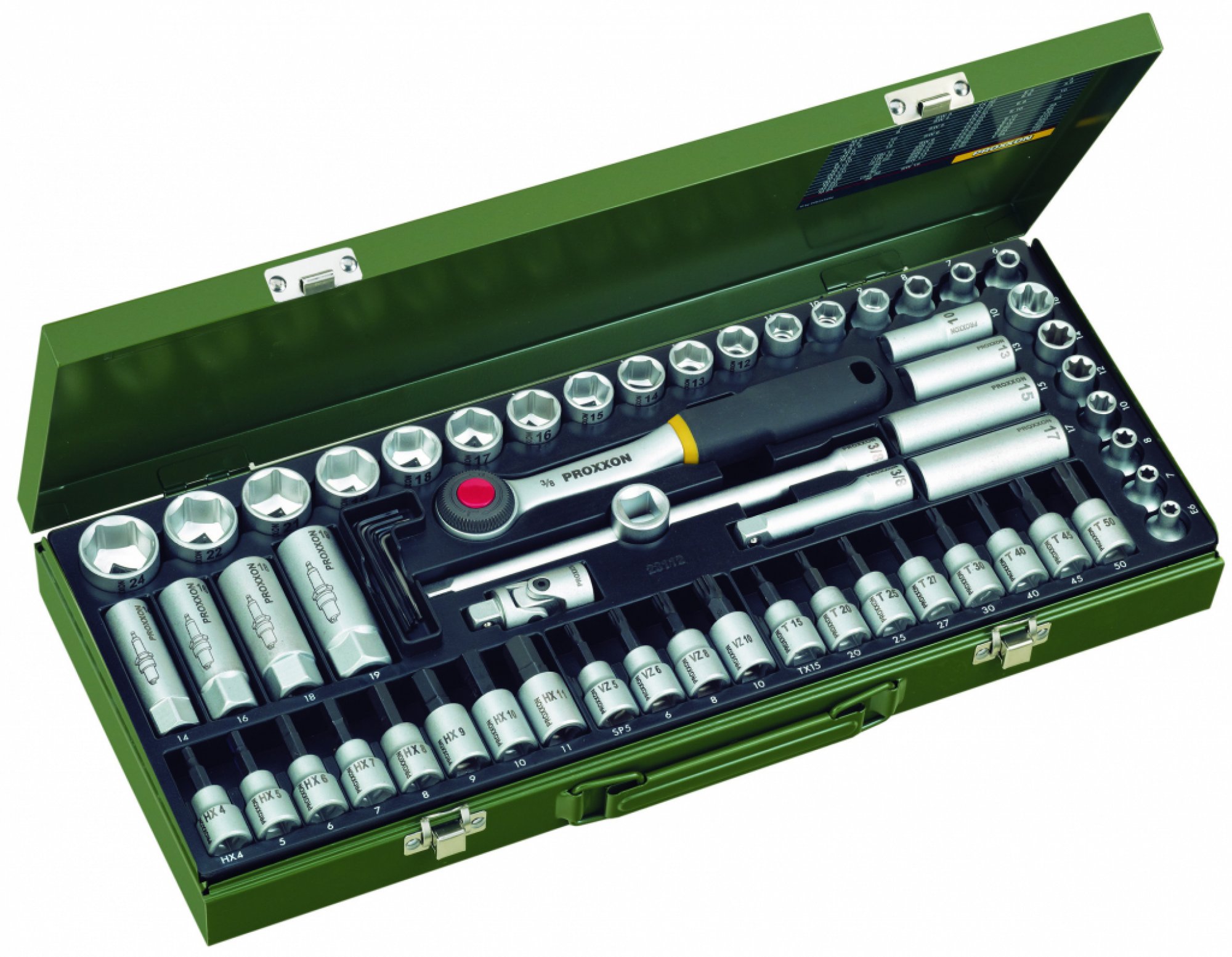 Gola sada PROXXON 65-dielna 3/8" 23112