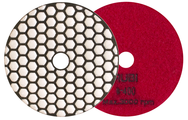 Flexibilný diamantový leštiaci kotúč RUBI 100 mm zr.400