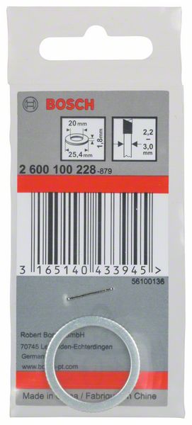 Redukčný krúžok BOSCH H 25,4x20-1,8