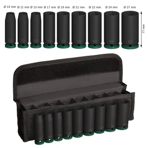 Sada BOSCH PRO Impact Socket Set, 1/2" predĺžené 10-27mm