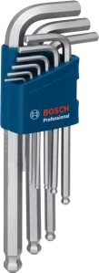 Súprava šesťhranných kľúčov s vonkajším šesťhranom, 9 ks BOSCH Professional